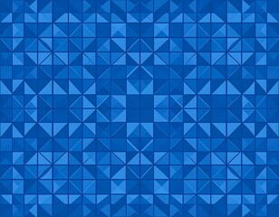 Geometric blue pattern