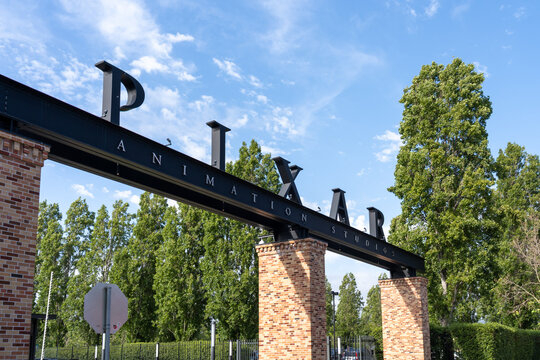 Pixar Animation Studios in Emeryville, CA, United States - June 5, 2023. Pixar Animation Studios is an American computer animation studio. 