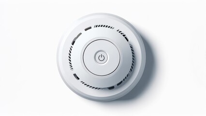 White round electronic device