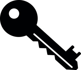 Black key icon