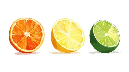 Citrus slices, orange, lemon, lime (1)