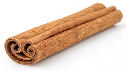 cinnamon sticks isolated on white