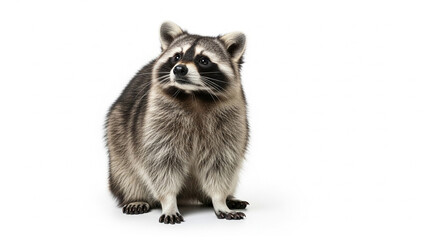 Fototapeta premium ferret on a white background isolated