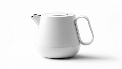 White tea kettle, simple design