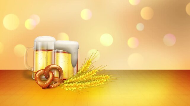 Oktoberfest Background Loop Style 04