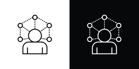 Skillsfor banner and packaging design Vector illustrationsn icon line symbol concept, vector illustration