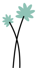 vector illustration of a flower