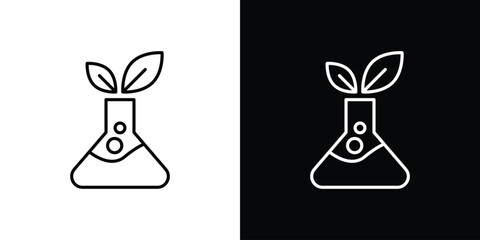 GMO icon line symbol concept, vector illustration