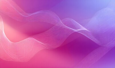 Colorful Wave Gradient in Pink and Purple
