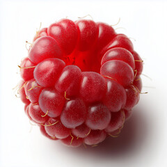 Isolated Fresh Raspberry &ndash; Minimalist Food Image