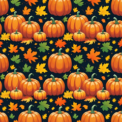 Vintage Pumpkins Pattern Designs