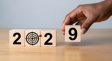 New year goals target success achievement planning strategy vision future aspiration focus