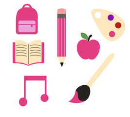 Pink back to school pack