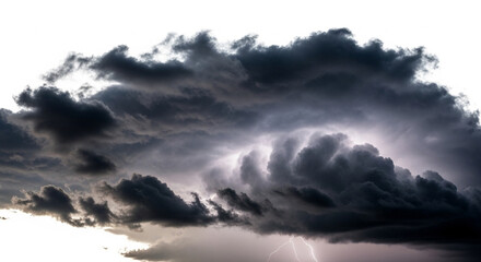 Obraz premium clouds over the mountains