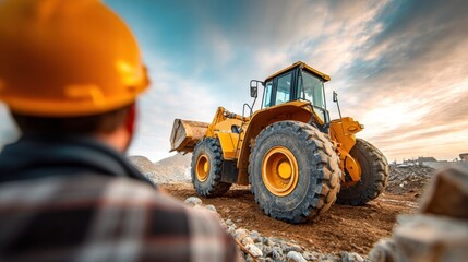  Construction Worker Looks Yellow