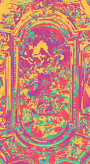 Abstract colorful mosaic background