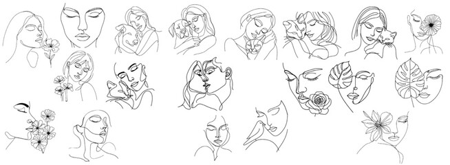 Silhouettes black women