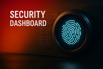 Biometric Security Interface with Digital Scan for Identity Authentication