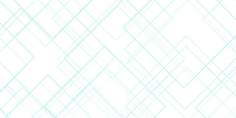 Abstract blue square stock ceramic brick tile wall. Simple block background with lines and futuristic architecture. architecture concept with digital geometric connection blue lines