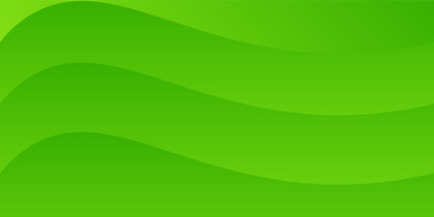 Vivid green abstract background with flowing wavy shapes and smooth gradient layers. Perfect for eco-friendly, natural, or fresh modern design concepts