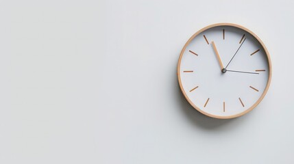 clock on a wall