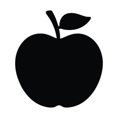 Apple fruit vector illustration healthy food nutrition sweet fresh organic harvest symbol design