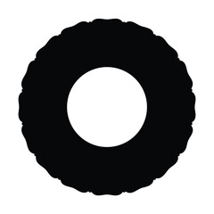 Black and white abstract circle shape design element for graphic design and decoration needs online