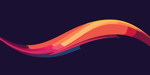 Vibrant energetic gradient banner design featuring a dynamic blend of hot pink fiery orange and intense red perfect for advertisements and modern graphic projects