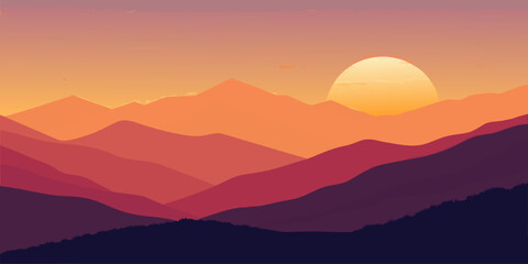 Abstract warm sunrise background with vibrant yellow and orange hues perfect for digital design and creative projects