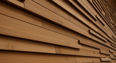 Wooden wall paneling architecture