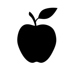 Download high resolution black apple vector image for free use in graphic design projects now