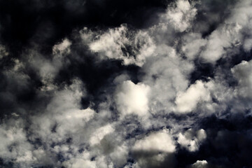 Cumulus Clouds on a blue sky
