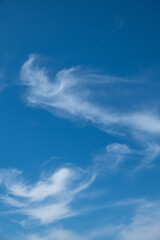 blue sky with clouds