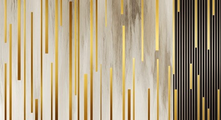 Abstract gold lines background luxury design golden stripes pattern elegant modern art decor style