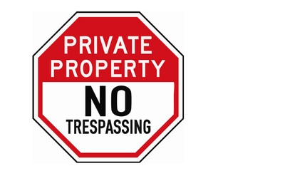 private property warning