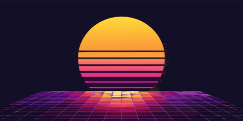 Dynamic glowing orb with a vibrant neon yellow gradient against a deep black background perfect for futuristic banners and abstract advertisements