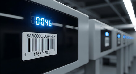 Automated Scanning System For Tracking Inventory With Futuristic Interface