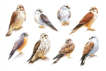 set of hawk isolated