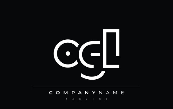 OGL abstract letter design. Modern Business Logo Design With Abstract Typography and Contemporary Style