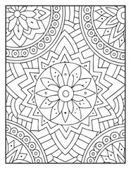 "Mandala Coloring Pages for Relaxation and Mindfulness | Intricate & Beautiful Designs for Adults"