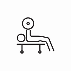 gym press icon sign vector