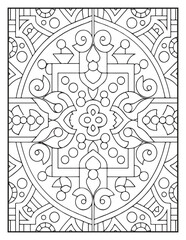 "Mandala Coloring Pages for Relaxation and Mindfulness | Intricate & Beautiful Designs for Adults"