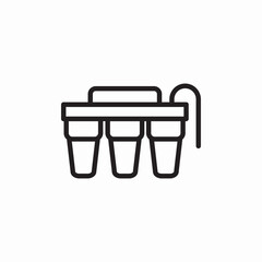 water filter pure icon sign vector