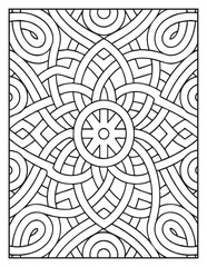 "Mandala Coloring Pages for Relaxation and Mindfulness | Intricate & Beautiful Designs for Adults"