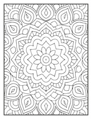 "Mandala Coloring Pages for Relaxation and Mindfulness | Intricate & Beautiful Designs for Adults"