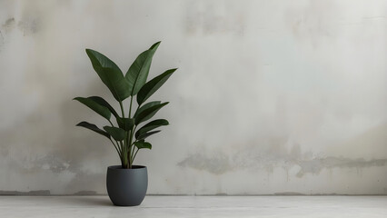 Houseplant in a pot
