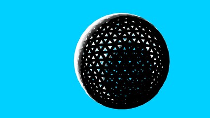 Abstract background with black and white shapes.Backdrop in UHD format 3840 x 2160.Wallpaper 4k.