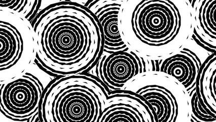 Abstract background with black and white shapes.Backdrop in UHD format 3840 x 2160.Wallpaper 4k.