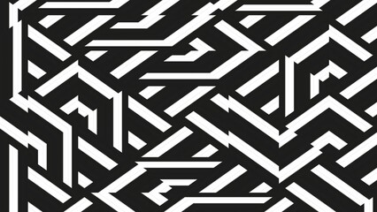 Abstract background with black and white shapes.Backdrop in UHD format 3840 x 2160.Wallpaper 4k.