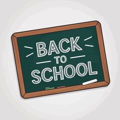 Obraz premium vector illustration for icon stickers back to school event with cartoon character and kids , with bag back 